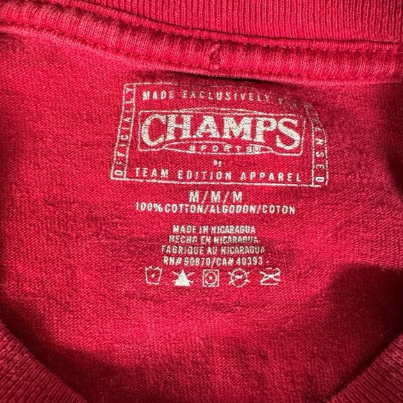 Vintage University Indiana Hoosiers Football NCAA Graphic T Shirt Men's M Champs - Picture 4 of 10